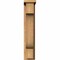 Ekena Millwork Newport Smooth Corbel w/Backplate, Western Red Cedar, 5 1/2"W x 12"D x 28"H COR06X12X28NEW01SWR - alternate 3